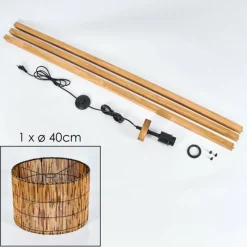 Luminaires Scandinaves-hofstein Cando Lampadaire Écru, 1 lumière