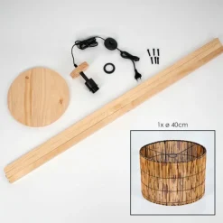 Luminaires Scandinaves-hofstein Cando Lampadaire Écru, 1 lumière