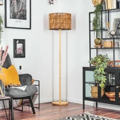 Luminaires Scandinaves-hofstein Cando Lampadaire Écru, 1 lumière