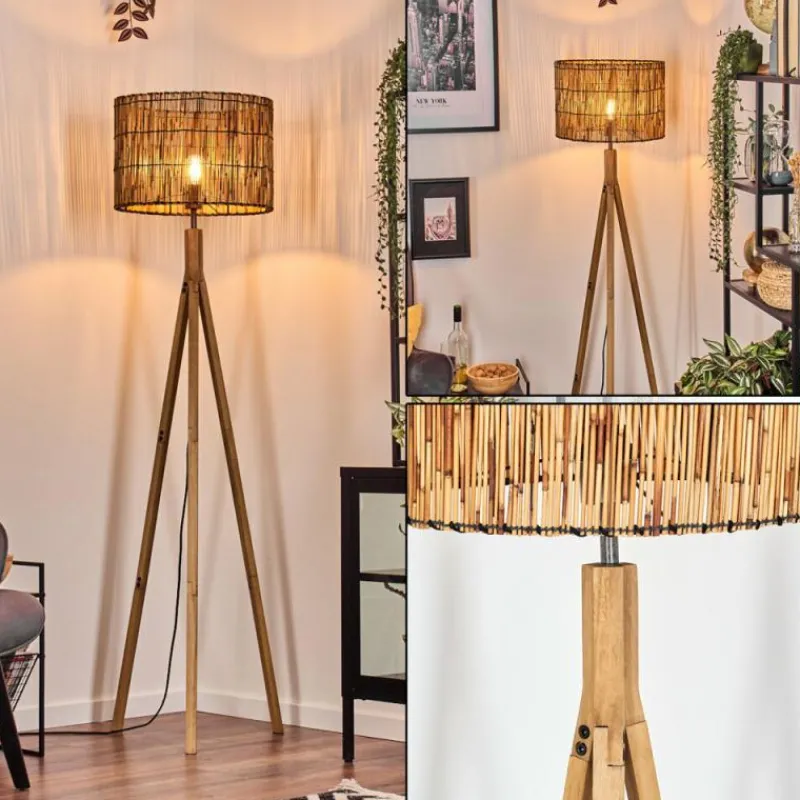 Luminaires Scandinaves-hofstein Cando Lampadaire Écru, 1 lumière