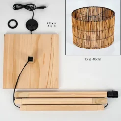 Luminaires Scandinaves-hofstein Cando Lampadaire Écru, 1 lumière