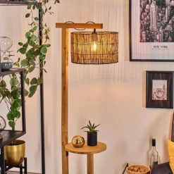 Luminaires Scandinaves-hofstein Cando Lampadaire Écru, Noir, 1 lumière