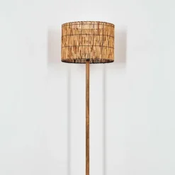 Luminaires Scandinaves-hofstein Cando Lampadaire Écru, Noir, 1 lumière