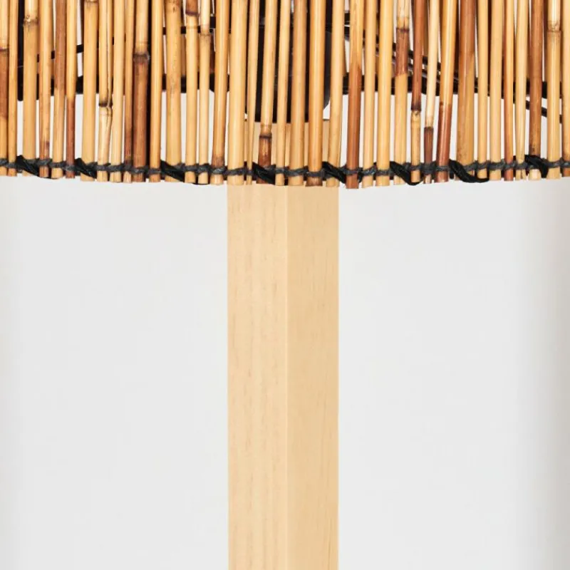 Luminaires Scandinaves-hofstein Cando Lampadaire Écru, Noir, 1 lumière