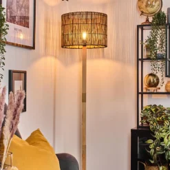 Luminaires Scandinaves-hofstein Cando Lampadaire Écru, Noir, 1 lumière