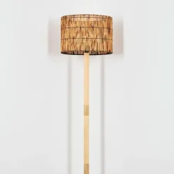 Luminaires Scandinaves-hofstein Cando Lampadaire Écru, Noir, 1 lumière