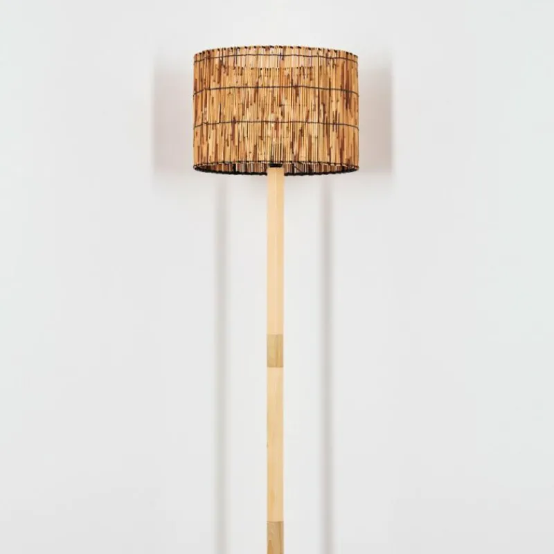 Luminaires Scandinaves-hofstein Cando Lampadaire Écru, Noir, 1 lumière