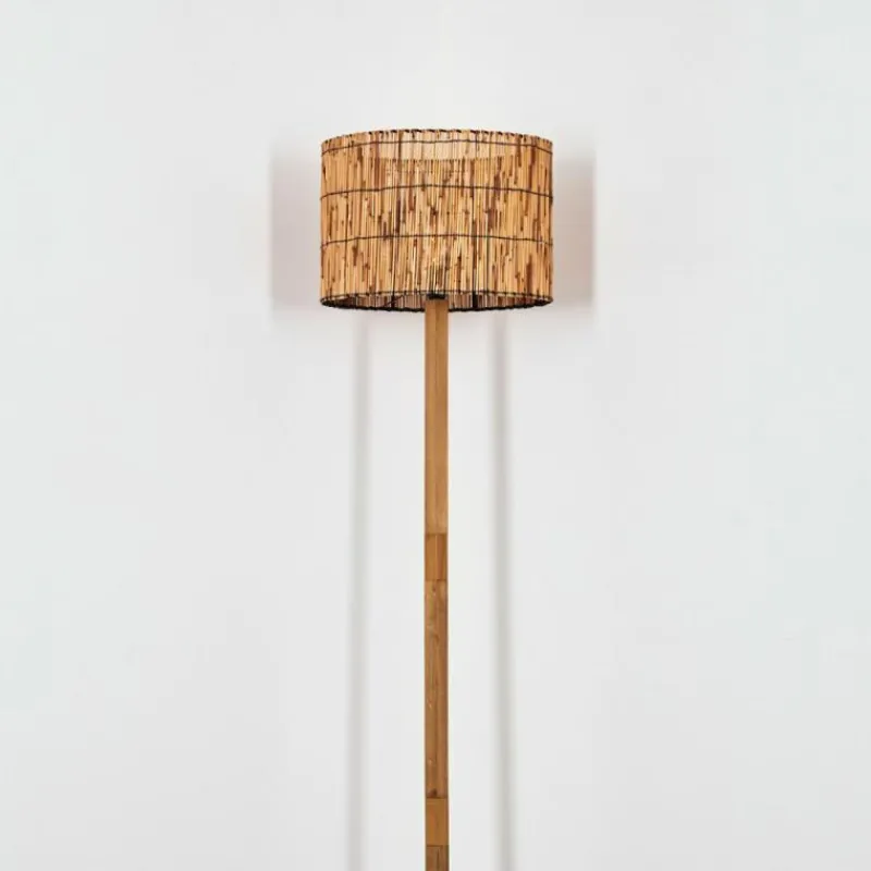 Luminaires Scandinaves-hofstein Cando Lampadaire Écru, Noir, 1 lumière