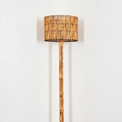 Luminaires Scandinaves-hofstein Cando Lampadaire Écru, Noir, 1 lumière