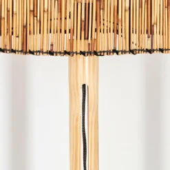 Luminaires Scandinaves-hofstein Cando Lampadaire Écru, Noir, 1 lumière