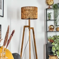 hofstein Cando Lampadaire, Liseuse Écru, 1 lumière