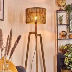 hofstein Cando Lampadaire, Liseuse Écru, 1 lumière