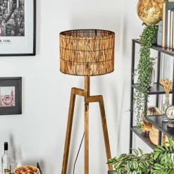 hofstein Cando Lampadaire, Liseuse Écru, 1 lumière