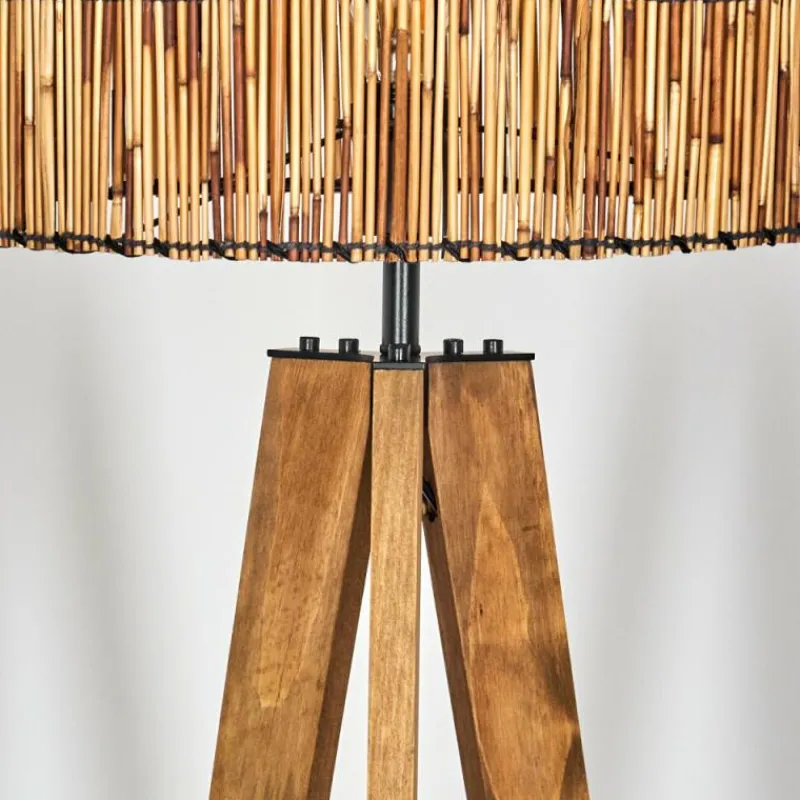 Luminaires Scandinaves-hofstein Cando Lampadaire, Liseuse Écru, Noir, 1 lumière