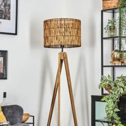 hofstein Cando Lampadaire, Liseuse Écru, 1 lumière