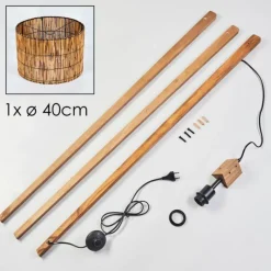 hofstein Cando Lampadaire, Liseuse Écru, 1 lumière