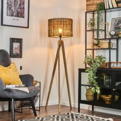 hofstein Cando Lampadaire, Liseuse Écru, 1 lumière