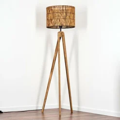 hofstein Cando Lampadaire, Liseuse Écru, 1 lumière