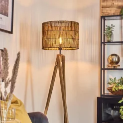 hofstein Cando Lampadaire, Liseuse Écru, 1 lumière