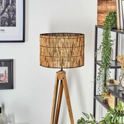 hofstein Cando Lampadaire, Liseuse Écru, 1 lumière