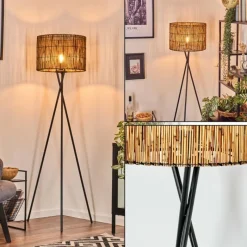 hofstein Cando Lampadaire, Liseuse Noir, 1 lumière