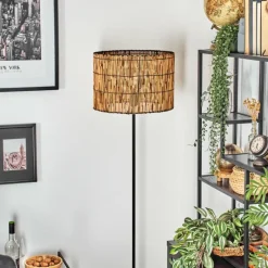 Luminaires Scandinaves-hofstein Cando Lampadaire Noir, 1 lumière