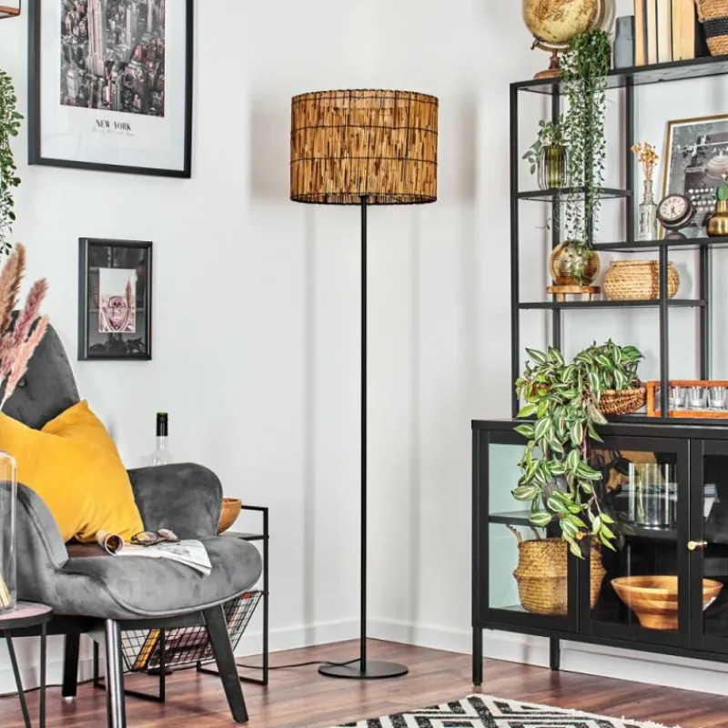 Luminaires Scandinaves-hofstein Cando Lampadaire Noir, 1 lumière