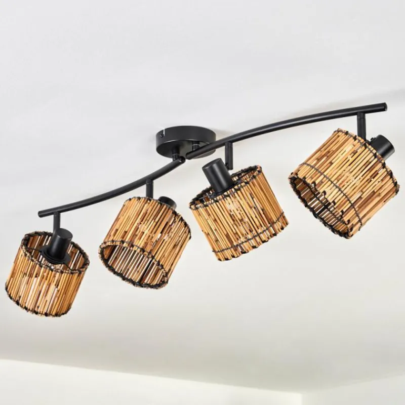 Luminaires Scandinaves-hofstein Cando Plafonnier Noir, 4 lumières