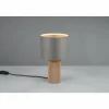 Lampes En Bois-Luminaires Trio Canio Lampe à poser Bois clair, 1 lumière