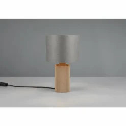 Lampes En Bois-Luminaires Trio Canio Lampe à poser Bois clair, 1 lumière