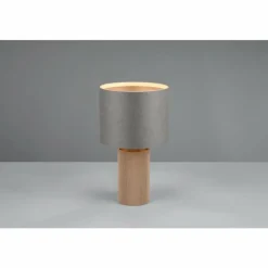 Lampes En Bois-Luminaires Trio Canio Lampe à poser Bois clair, 1 lumière