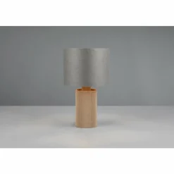 Lampes En Bois-Luminaires Trio Canio Lampe à poser Bois clair, 1 lumière