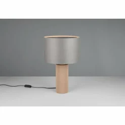 Lampes En Bois-Luminaires Trio CANIO Lampe à poser Bois clair, 1 lumière