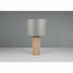 Lampes En Bois-Luminaires Trio CANIO Lampe à poser Bois clair, 1 lumière