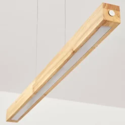 Luminaires Scandinaves-hofstein Carbellino Suspension LED Écru, Noir, 1 lumière