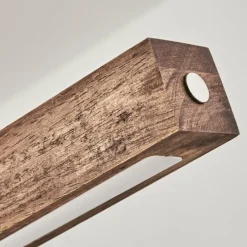 Luminaires Scandinaves-hofstein Carbellino Suspension LED Brun foncé, Noir, 1 lumière