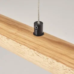 Luminaires Scandinaves-hofstein Carbellino Suspension LED Écru, Noir, 1 lumière