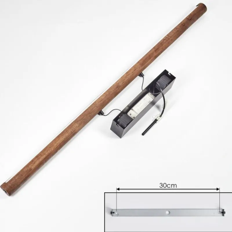 Luminaires Scandinaves-hofstein Carbellino Suspension LED Brun foncé, Noir, 1 lumière