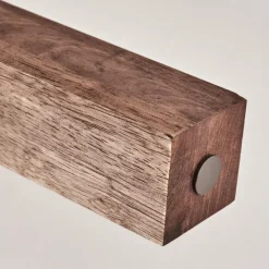 Luminaires Scandinaves-hofstein Carbellino Suspension LED Brun foncé, Noir, 1 lumière