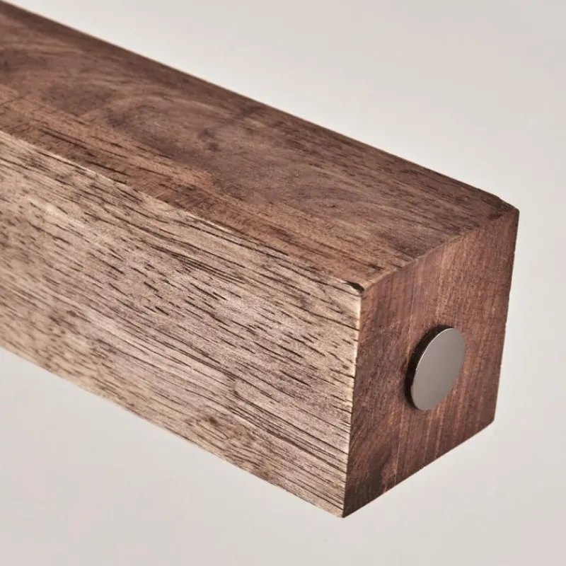 Luminaires Scandinaves-hofstein Carbellino Suspension LED Brun foncé, Noir, 1 lumière