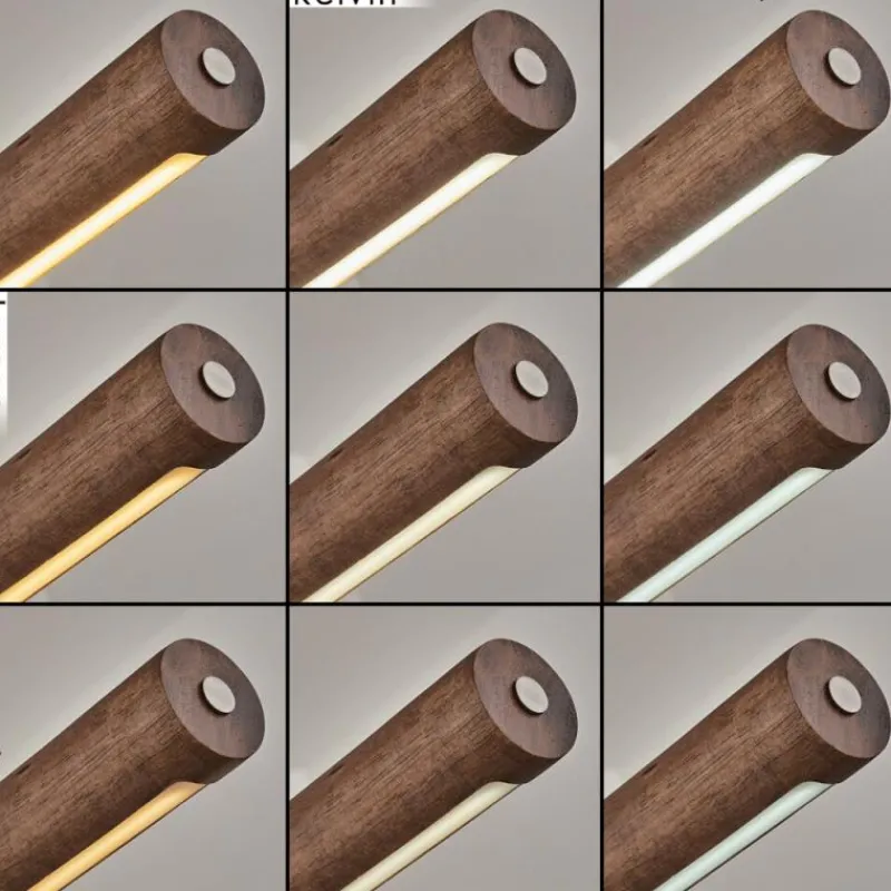 Luminaires Scandinaves-hofstein Carbellino Suspension LED Brun foncé, Noir, 1 lumière