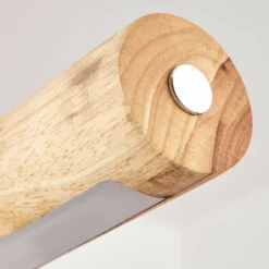 Luminaires Scandinaves-hofstein Carbellino Suspension LED Écru, Noir, 1 lumière