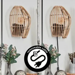 Luminaires Scandinaves-hofstein Cardeira Applique murale Noir, 1 lumière