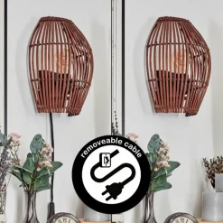 Luminaires Scandinaves-hofstein Cardeira Applique murale Noir, 1 lumière