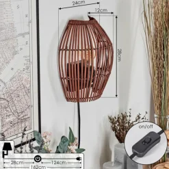 Luminaires Scandinaves-hofstein Cardeira Applique murale Noir, 1 lumière