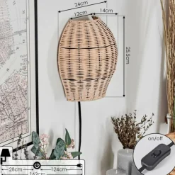 Luminaires Scandinaves-hofstein Cardeira Applique murale Noir, 1 lumière