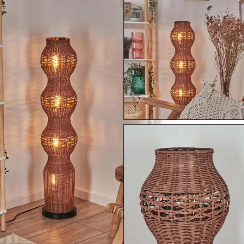 Luminaires Scandinaves-hofstein Cardeira Lampadaire Noir, 4 lumières