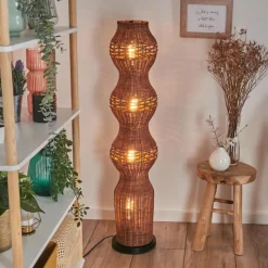 Luminaires Scandinaves-hofstein Cardeira Lampadaire Noir, 4 lumières