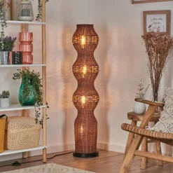 Luminaires Scandinaves-hofstein Cardeira Lampadaire Noir, 4 lumières