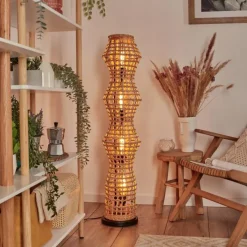 Luminaires Scandinaves-hofstein Cardeira Lampadaire Noir, 4 lumières